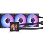 DarkFlash Wave DV360S 360mm AIO Liquid Cooler with LCD Screen Black thumbnail 10