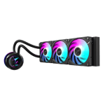 مبرد Gigabyte Aorus Waterforce X II 360mm AIO سائل أبيض ARGB LCD thumbnail 2