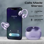 سماعات Promate AirClip AudioFit TWS بلوتوث 5.4 بنفسجي thumbnail 16