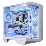 DarkFlash DY470 Mid-Tower ATX Case White Tempered Glass thumbnail 7