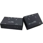 محول Rextron EVBMU-M6119 4K HDBaseT HDMI إلى USB إكستندر على Cat6 100m thumbnail 1