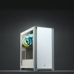 كيس Corsair iCUE 4000D RGB Mid-Tower ATX أبيض thumbnail 2