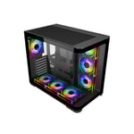 SAMA Neview 2851A Mid-Tower ATX Case Black Tempered Glass thumbnail 3
