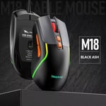 ماوس SMAILWOLF M18 7200 DPI سلكي أسود thumbnail 3
