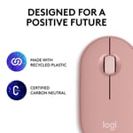 ماوس Logitech Pebble M350s 4000 DPI Dual-Mode Tonal Rose thumbnail 31
