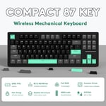 Attack Shark M87 Wireless Mechanical Keyboard 75% Black Green thumbnail 2