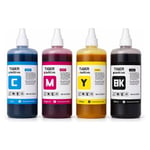 حبر Tiger CMYK تعبئة 500ml x4 لطابعات Brother BT-5000/BT-D60 thumbnail 1