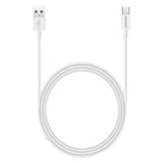 كيبل RockRose Zeta USB-A إلى Micro USB 100cm أبيض thumbnail 2