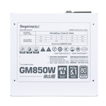 Segotep GM850W 850W 80+ Gold Fully Modular ATX 3.1 PSU White thumbnail 10