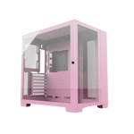 SAMA A711 Mid-Tower ATX Case Pink Tempered Glass thumbnail 4