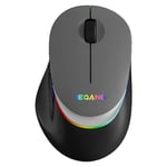 ماوس Jeqang JE-D227 1600 DPI RGB Dual-Mode رمادي thumbnail 1
