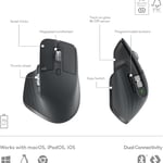 Logitech MX Keys S Combo Wireless Keyboard and Mouse with Palm Rest thumbnail 4