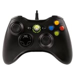 Xbox 360 Wired Controller Black thumbnail 2