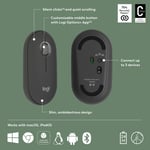 ماوس Logitech Pebble Mouse 2 M350s 4000 DPI بلوتوث أبيض thumbnail 12