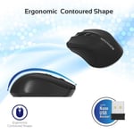 Promate Clix-8 Wireless Ergonomic Optical Mouse thumbnail 3