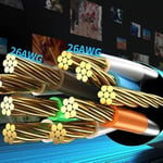 كيبل VegGieg CAT8 40Gbps RJ45 إلى RJ45 1m STP Patch thumbnail 4