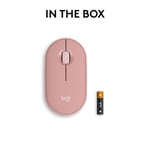 ماوس Logitech Pebble Mouse 2 M350s 4000 DPI لاسلكي رمادي thumbnail 29