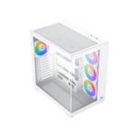 XIGMATEK Aqua V Mid-Tower ATX Case White Tempered Glass thumbnail 9