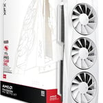 XFX Quicksilver AMD Radeon RX 9070 XT White Magnetic Air Edition 16GB Graphics Card thumbnail 1