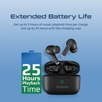 سماعات Promate ProPods TWS Bluetooth 5.3 ANC 5H Blue thumbnail 3