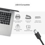 كيبل Unitek USB-A إلى USB-B USB 2.0 1m أسود thumbnail 6