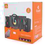 Kisonli 1000U 2.1 16W RGB Speakers thumbnail 3