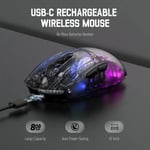 Attack Shark X2 Wireless Gaming Mouse 26000 DPI Black thumbnail 3