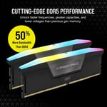 Corsair Vengeance RGB 128GB (2x64GB) DDR5 6400MT/s CL42 thumbnail 5