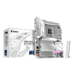 لوحة أم جيجابايت أوروس GIGABYTE Z890 AORUS ELITE WIFI7 ICE باللون الأبيض بمقبس LGA 1851 ودعم ذاكرة DDR5 بحجم ATX thumbnail 1