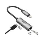 محول USB WiWU LT01 Lightning إلى 3.5mm أبيض thumbnail 1