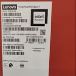 Lenovo Thinkpad E14 - (D200), Intel Ultra 5-225U, RAM 16GB, SSD 512GB, Intel Graphics, 14.0 WUXGA IPS, Black thumbnail 6