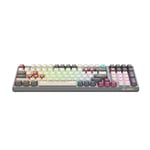 Bloody WS98 Dual-Core 2.4G Wireless , Bluetooth v5.1 , USB wired connection Mechanical Keyboard Pixels Red thumbnail 2