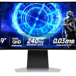 Samsung Odyssey OLED G9 49" DQHD 240Hz QD-OLED Curved Gaming Monitor thumbnail 1