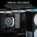 كيس Corsair Frame 4500X Mid-Tower ATX أسود ARGB زجاج مقوى thumbnail 8