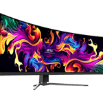 MSI MPG 491CQP QD-OLED 49" DQHD 144Hz 0.03ms 1800R Curved Ultrawide Gaming Monitor thumbnail 1