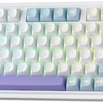 Redragon K673WBP RGB Mechanical Keyboard 75% Gasket Wired/2.4/BT thumbnail 1