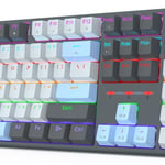Redragon K718 Full-Size Mechanical Keyboard Red Switch Wired Rainbow Backlit thumbnail 1