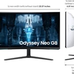 Samsung Odyssey OLED G8 G80SD 32" 4K 240Hz QD-OLED Gaming Monitor thumbnail 5