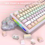 Attack Shark M87 Mechanical Keyboard Wireless 75% RGB Pink Gradient thumbnail 4