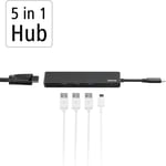 محول USB Hama 5-Port USB-C مع HDMI 4K وشحن USB-C PD thumbnail 4