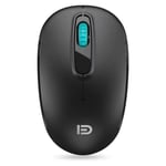 Fude i310 Silent Wireless Mouse - Black thumbnail 5