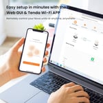 Tenda Nova EX12 AX3000 Whole Home Mesh Wi-Fi 6 System (3-pack) thumbnail 6