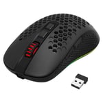 ماوس Redragon M694 HANA 7200 DPI لاسلكي RGB أسود thumbnail 2