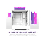 كيس NZXT H5 Flow Mid-Tower أبيض RGB Edition thumbnail 3