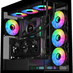 SAMA NEVIEW 4503 Mid-Tower ATX Case Dual Tempered Glass thumbnail 10