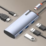 محول LDNIO DS-15H 5 في 1 USB-C مع HDMI 4K و 100W PD و 3x USB 3.0 thumbnail 7