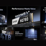 هارد داخلي ليكسر NQ780 بسعة 1 تيرابايت NVMe PCIe Gen4x4 مقاس M.2 2280 thumbnail 2