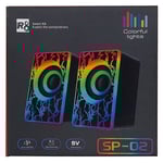 R8 SP-02 Portable Bluetooth Speaker with RGB Lights thumbnail 3