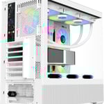 SAMA SV02 Mid-Tower ATX Case White Tempered Glass thumbnail 7