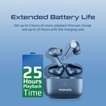 سماعات Promate ProPods TWS Bluetooth 5.3 ANC 5H Blue thumbnail 25